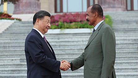习近平同厄立特里亚总统伊萨亚斯举行会谈