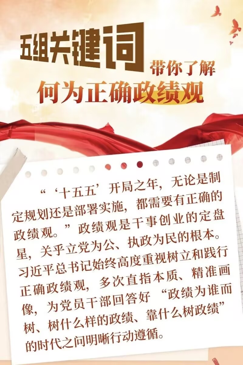 正绩思源，精深造艺 | 第一期：五组关键词带你了解何为正确政绩观